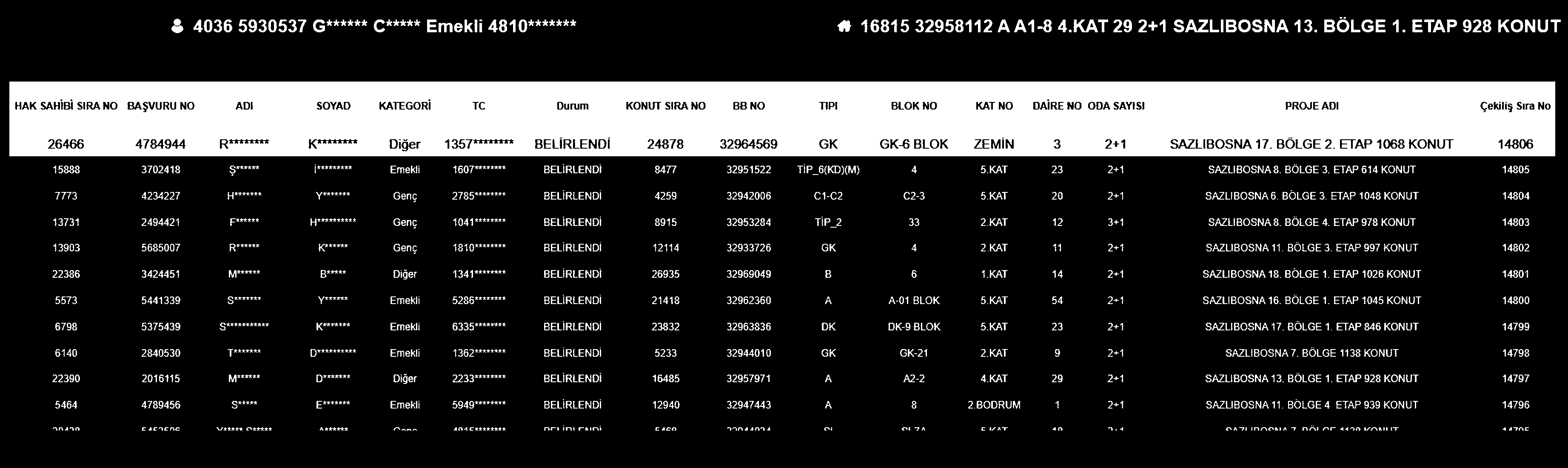 TOKİ Kura Sonuçları OCR Otomasyonu ve 3D Harita Platformu
